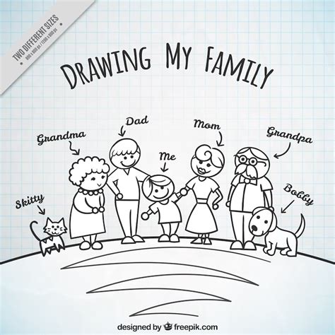 Rysunek rodzinny Zdjęcia - darmowe pobieranie na Freepik