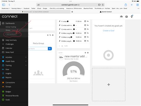 Garmin Connect Menu 的图像结果