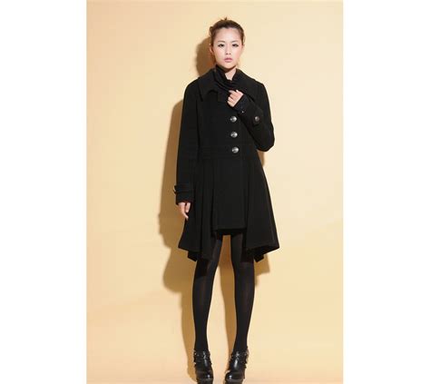 Classic Coat Dress /navy/ Camel/ Black/ Wool Long Jacket/ 11 - Etsy