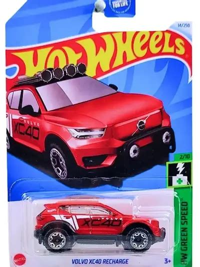 Buy Hot Wheels Imported Card Volvo XC40 Recharge Red online at best ...