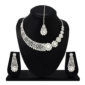 Atasi International Charming Silver-Plated Alloy Choker Necklace ...