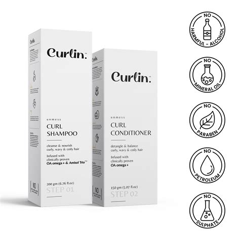 Curlin: Curlin Shampoo + Conditioner - Duo Pack