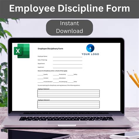 Image result for Employee Discipline Form Template