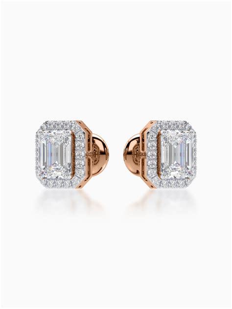 Resolute Diamond Halo Studs - Evol Jewels