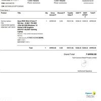 Tech-Connect Retail Private Limited — invoice