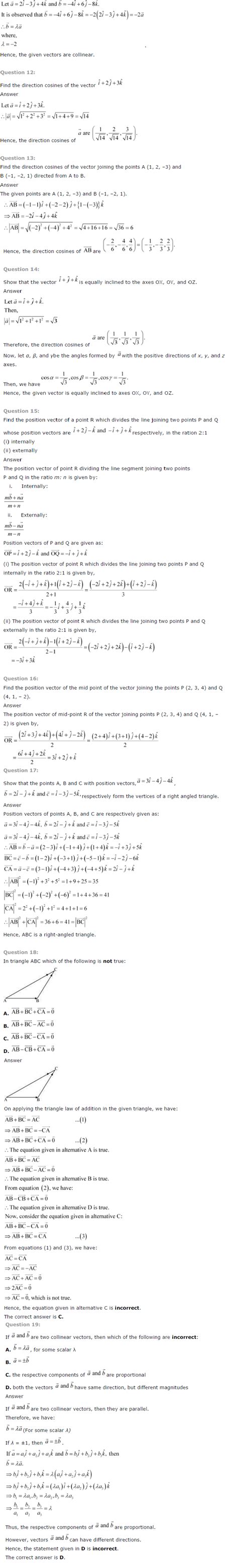 Image result for Class 12 Vectors Algebra 10.2