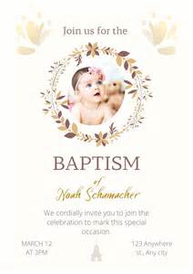 Baptism Invitations Girl