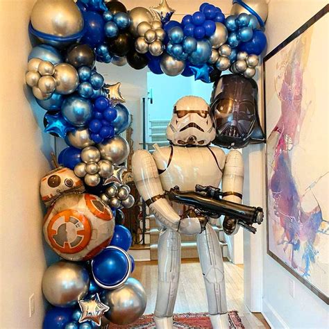 Buy Metallic Blue Balloon Garland Arch Kit 100 Pack 18/12/10/5 Inch ...