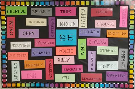 Be positive affirmation bulletin board – Artofit