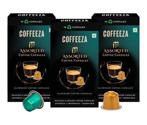 Coffeeza Assorted Box of 10 Coffee Capsules - Premium Variety Pack