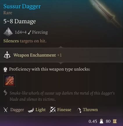 All Sussur Weapons in Baldur's Gate 3 - Deltia's Gaming