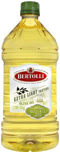Bertolli Extra Light Tasting Olive Oil, 2L Olive Oil Plastic Bottle ...