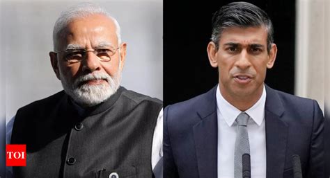 Rishi Sunak: PM Modi, Rishi Sunak speak, agree on need for quick FTA ...
