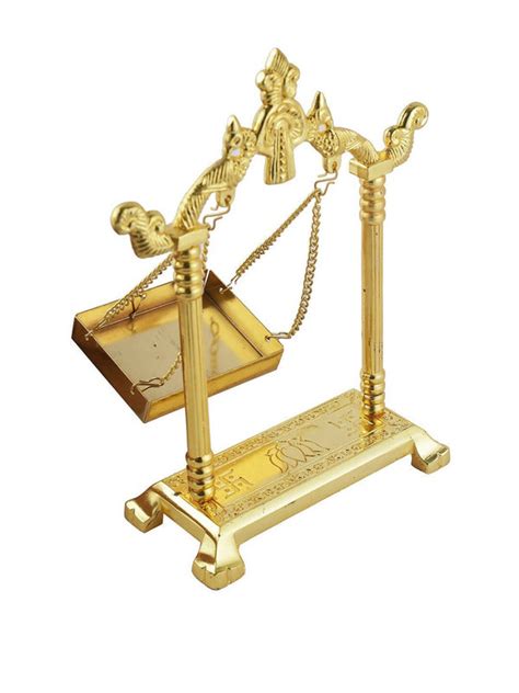 Buy CraftVatika Gold-Toned Aluminium Laddu Gopal Lord Jhula Mandir ...
