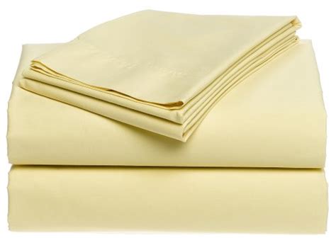 Buy Tommy Hilfiger 200-Thread Count Solid Queen Sheet Set, Daffodil(Old ...