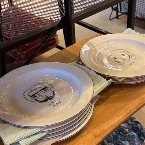 Mino Ennui Plate M, 2 Types: Gentle Man and Lady. Available in two ...
