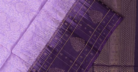 Coimbatore Soft Silk Brocade Lavender Saree | Kankatala
