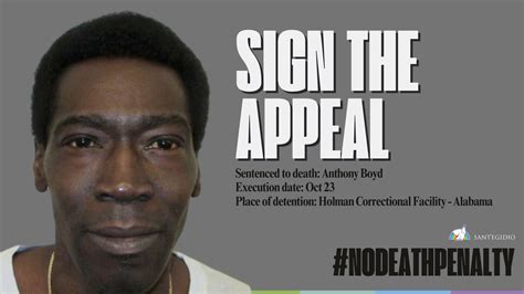 Urgent Appeal: Stop Anthony Boyd's Nitrogen Execution in Alabama, Set ...