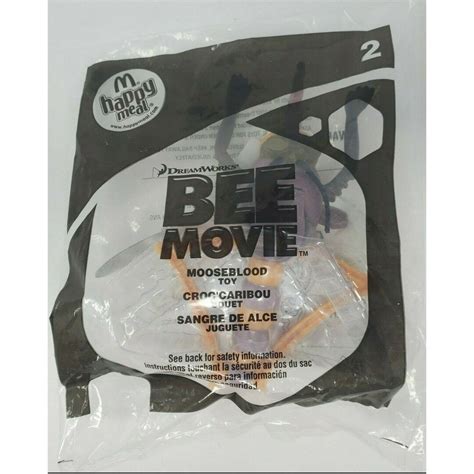 Mcdonalds Happy Meal Toy Bee Movie 2007 Mooseblood 2 - Etsy