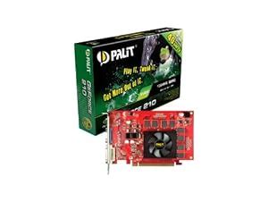 Palit nVidia GeForce 210 1 GB DDR2 VGA/DVI PCI-Express Video Card ...