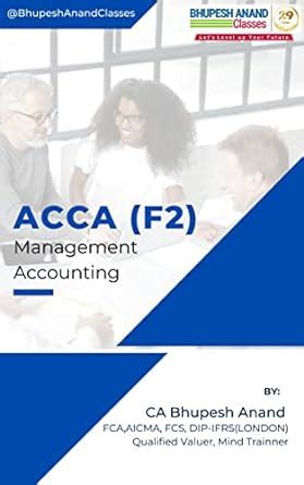 ACCA Knowledge level Management Accounting (F2): Management Accounting ...