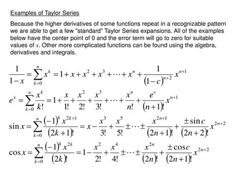 Image result for Error Analysis Using Taylor Expansion
