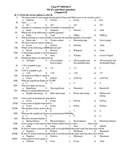 Class 9 Physics Chapter 1 MCQ 的图像结果