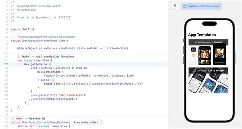 Swift UI Navigation Link Destination 的图像结果