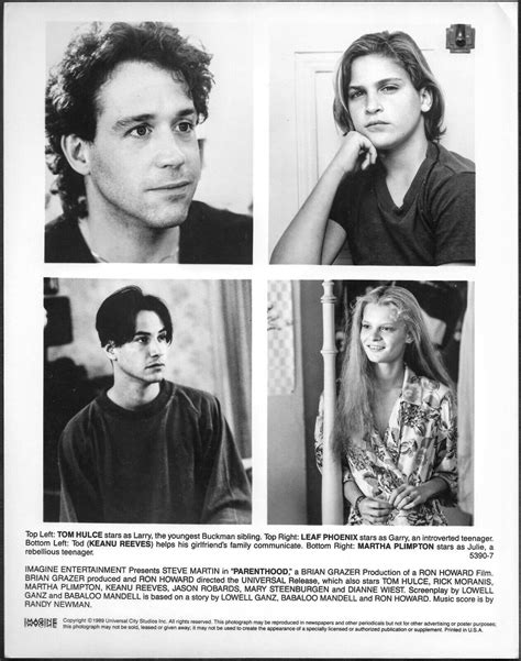 Joaquin Phoenix Keanu Reeves Parenthood Original 1980s Promo Photo ...