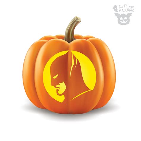 Batman Pumpkin Carving Stencil Printable - Printable Stencils
