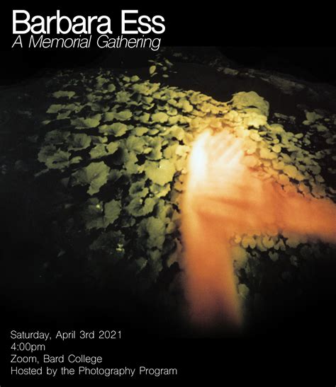 Barbara Ess Zoom Memorial