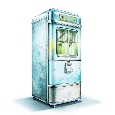 Retro vending machines bold colors and vintage vibes | Premium AI ...