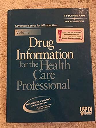 Buy USP Volume I Drug Information for the Health Care Professional (Usp ...