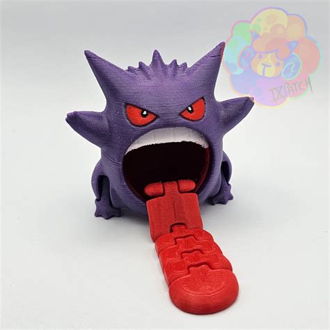 Gengar - Flexi Articulated Pokemon - print-in-place 3D model 3D ...