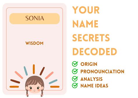 Sonia - Girl Name Meaning and Pronunciation
