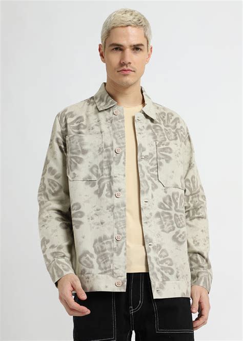 Abstract Floral Summer Jacket - Bananaclub