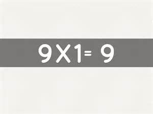 9x1=9 by mteagle9090