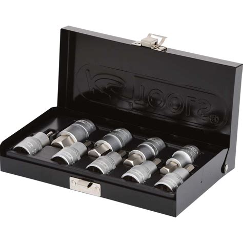 1/2" Bit-Stecknuss-Satz Innensechskant, kurz, 9-tlg | 1/2" | Bit ...