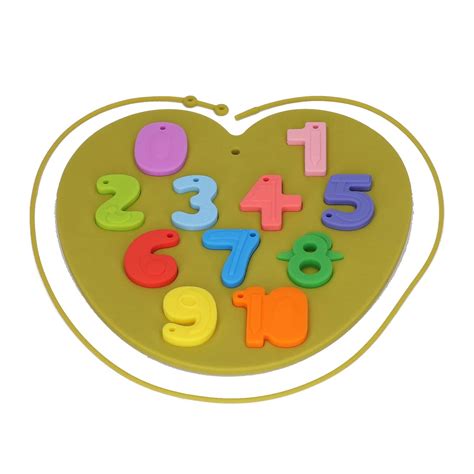 Buy Number Shape Puzzle, Bright Color Early Learning Improve Cognitive ...