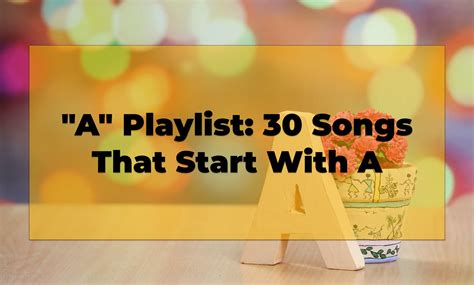 30 Songs That Start With A - Sounds of Cities: Global Musical Discovery