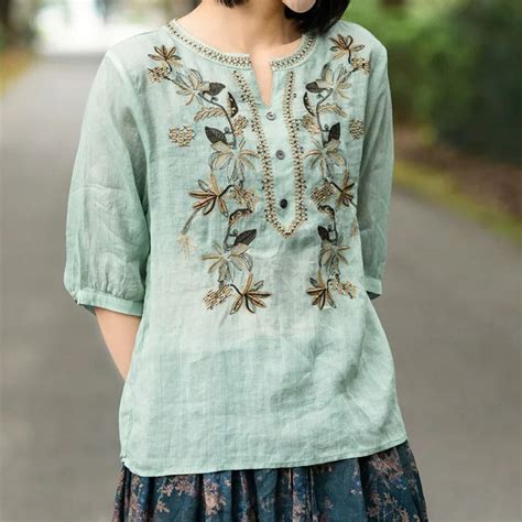 Floral Blooming Embroidered Tunic BUY 1 GET 1 FREE 🔥 – Wildswest