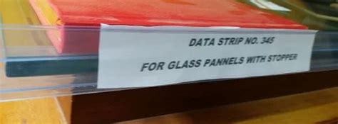 Data Strips - Data Strip for Glass Panel Manufacturer from Kolkata