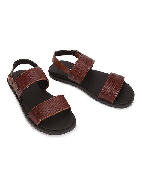 Buy Leather Textured Belt Sandals at Marks & Spencer