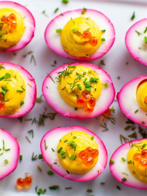 Food Colored Deviled Eggs