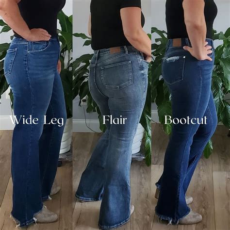 Luxe XII Boutique on Instagram: "Flare vs. Bootcut vs. Wide Leg Jeans ...