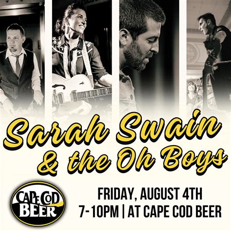 Sarah Swain & The Oh Boys! - Cape Cod Beer