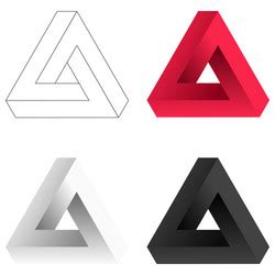 Image result for Impossible Triangle Vector