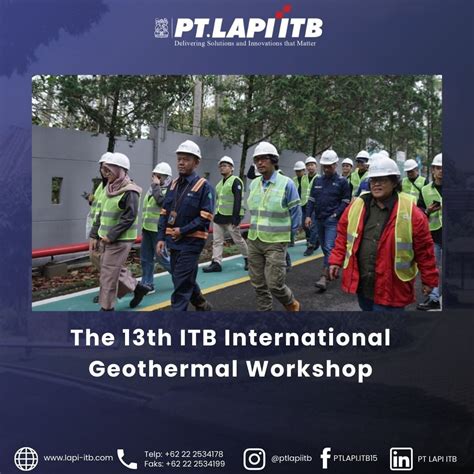 ITB International Geothermal Workshop | PT LAPI ITB, to Serve for Your ...