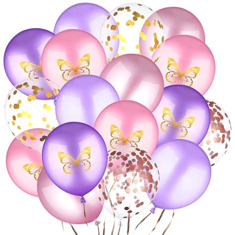 Buy 90 Pieces Butterfly Baby Shower Decorations for Girl Birthday Party ...