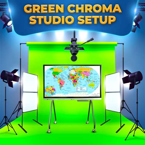 Green Chroma Studio Setup: Professional Video Production and Virtual B ...